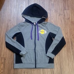 NBA Los Angeles Lakers Womens Zip Up Hoodie Size Medium
